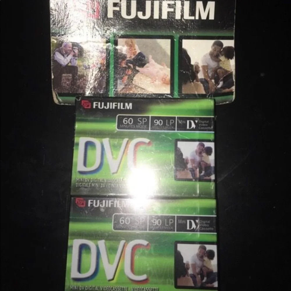 Fujifilm DVC 60 SP 90 LP Mini Video Cassette 2 pack